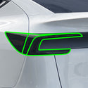 Fits Tesla Model Y 2026 Full Headlight Taillight Precut Smoked PPF Tint Kit Film Overlay