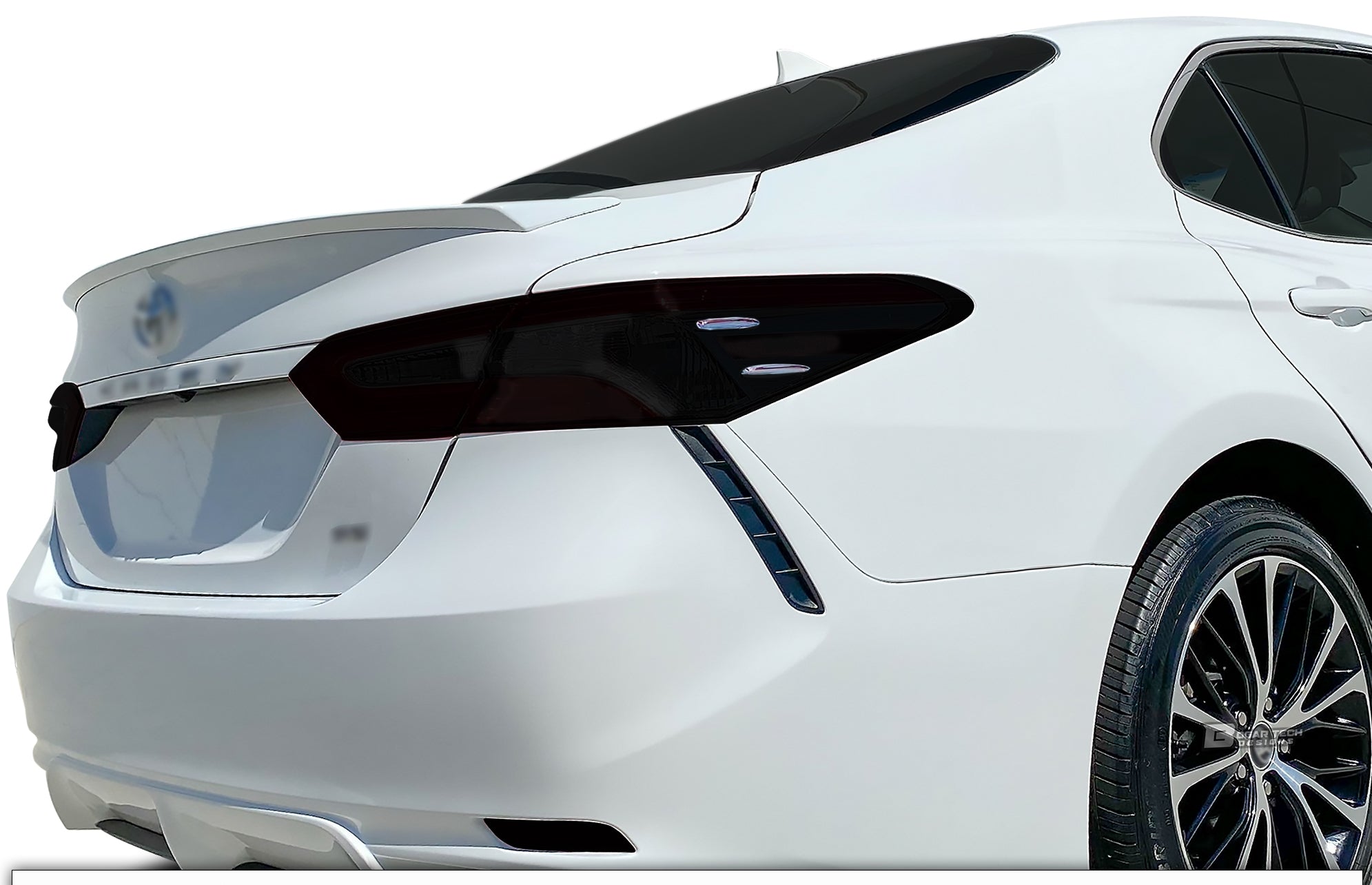 Complete Full Headlight Taillight Precut Overlay Tint Kit with Tools Fits Toyota Camry 2018 - 2024 - Bogar Tech Designs
