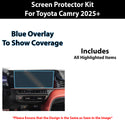 For Toyota Camry 2025+ Scratch Resistant Shatter Proof Infotainment Clear Screen Protection Film