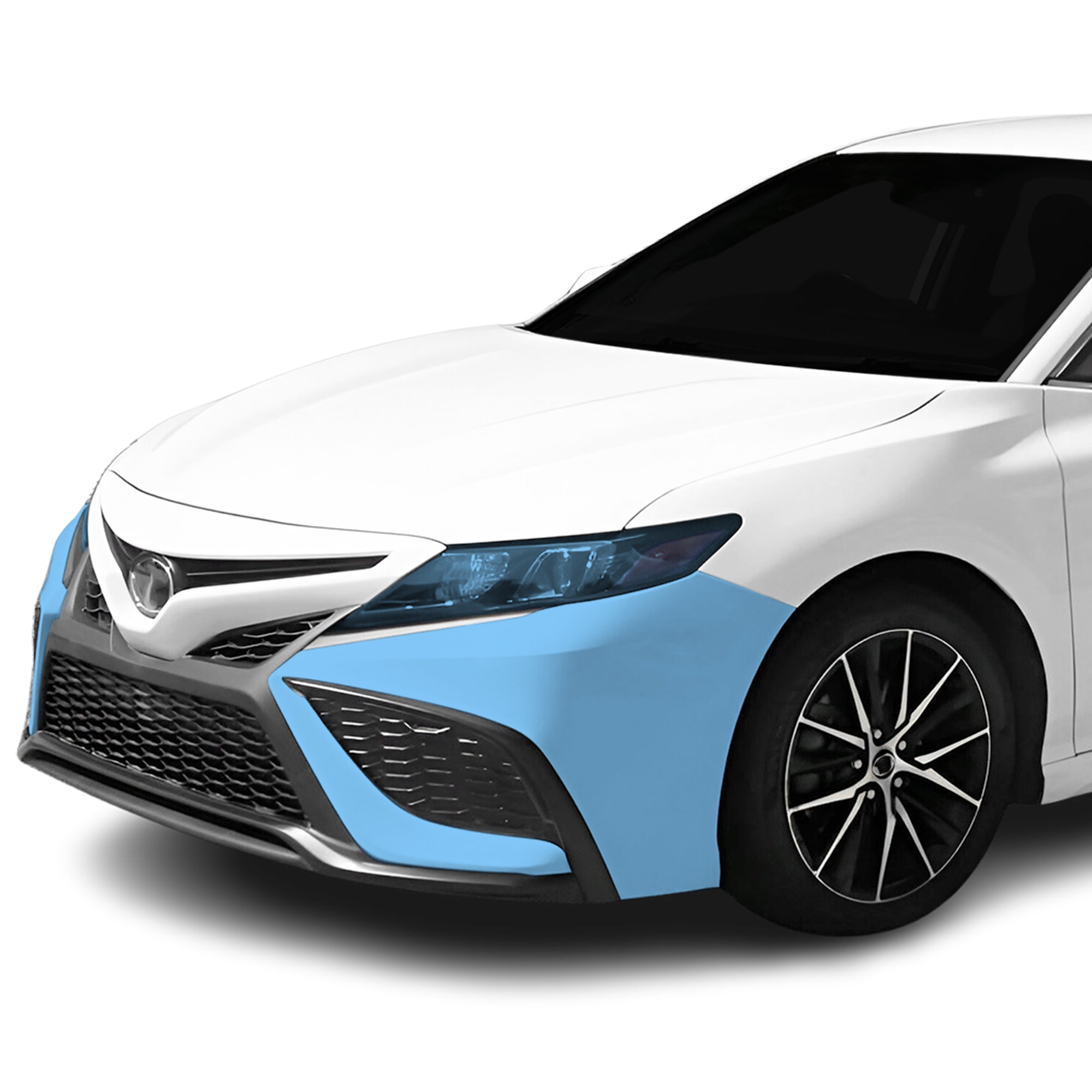 Fits Toyota Camry (SE) 2021 - 2024 Precut Premium Paint Protection Film Clear Bra PPF Decal Film Kit Cover - Bogar Tech Designs