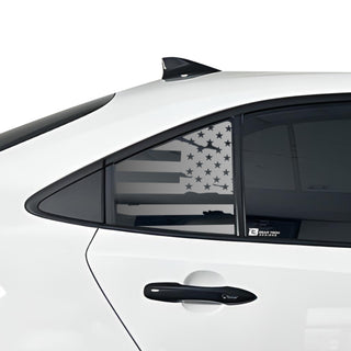 Quarter Window American Flag Vinyl Decal Stickers Fits Toyota Corolla 2020-2023