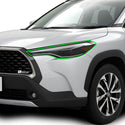 Full Headlight Taillight Precut Smoked PPF Tint Kit Film Overlay Cover Fits Toyota Corolla Cross 2022 2023