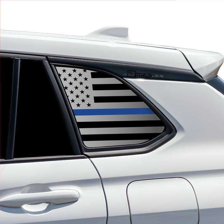 Quarter Window American Flag Vinyl Decal Stickers Fits Toyota Corolla Cross 2022 - 2025 - Bogar Tech Designs