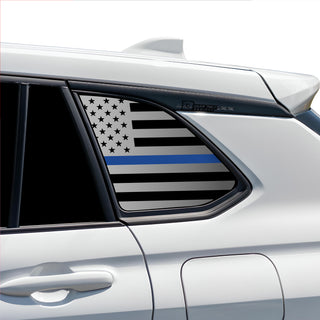 Buy thin-blue-line Quarter Window American Flag Vinyl Decal Stickers Fits Toyota Corolla Cross 2022 2023