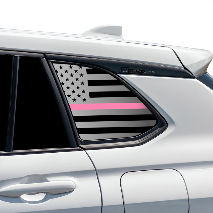 Quarter Window American Flag Vinyl Decal Stickers Fits Toyota Corolla Cross 2022 - 2025 - Bogar Tech Designs