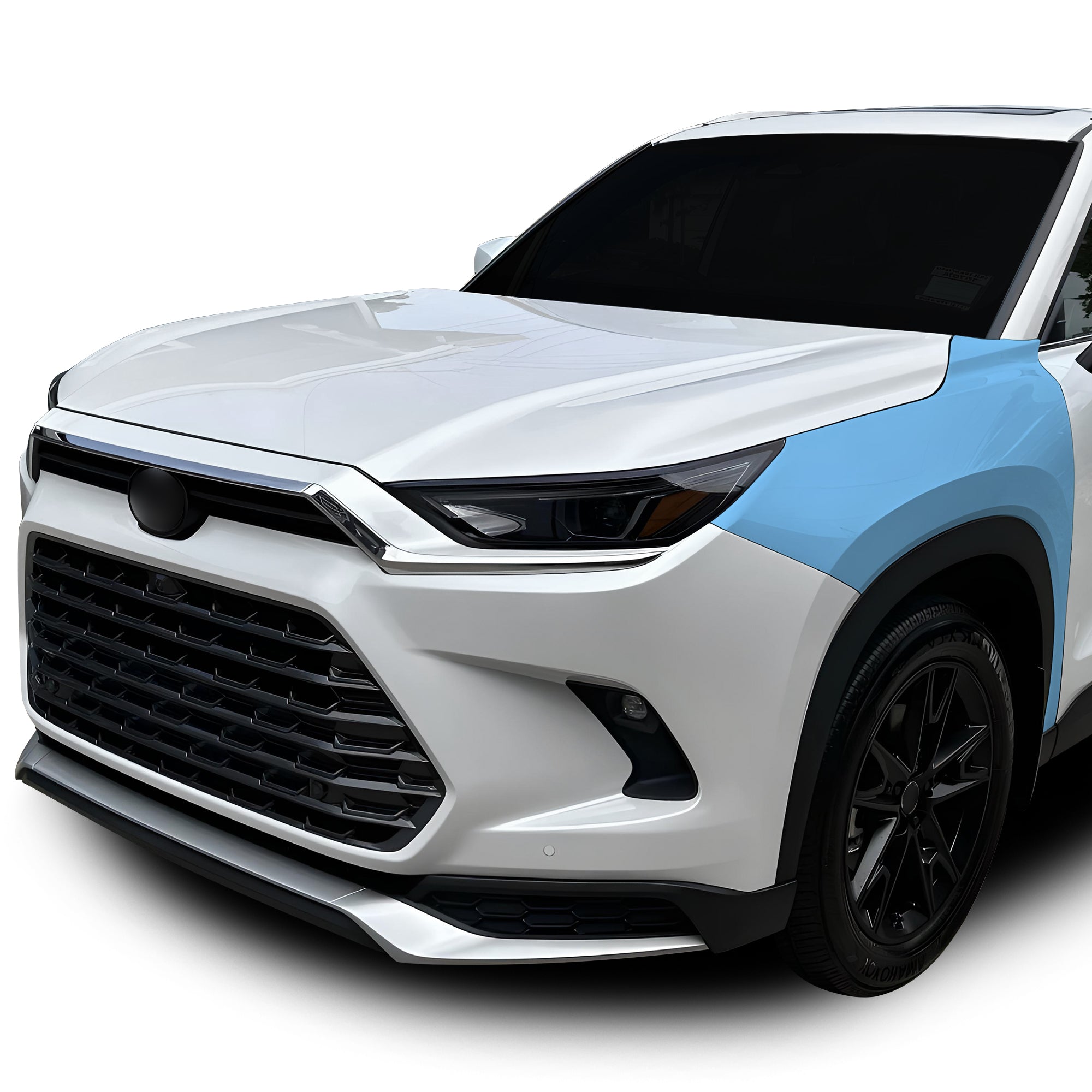 Fits Toyota Grand Highlander 2024+ Precut Premium Paint Protection Film Clear Bra PPF Decal Film Kit Coverage - Bogar Tech Designs