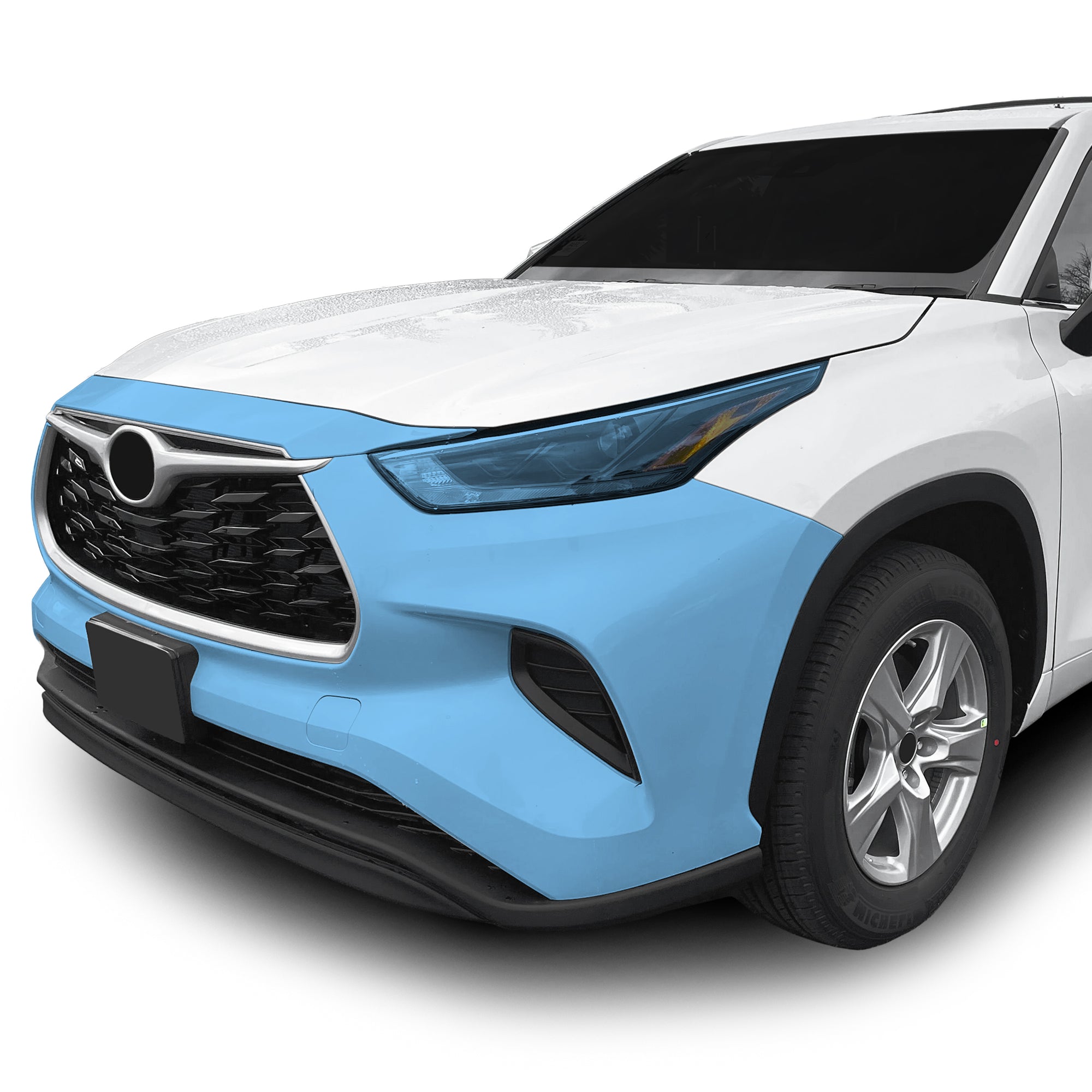 Fits Toyota Highlander 2020 - 2024 Precut Premium Paint Protection Film Clear Bra PPF Decal Film Kit Cover - Bogar Tech Designs