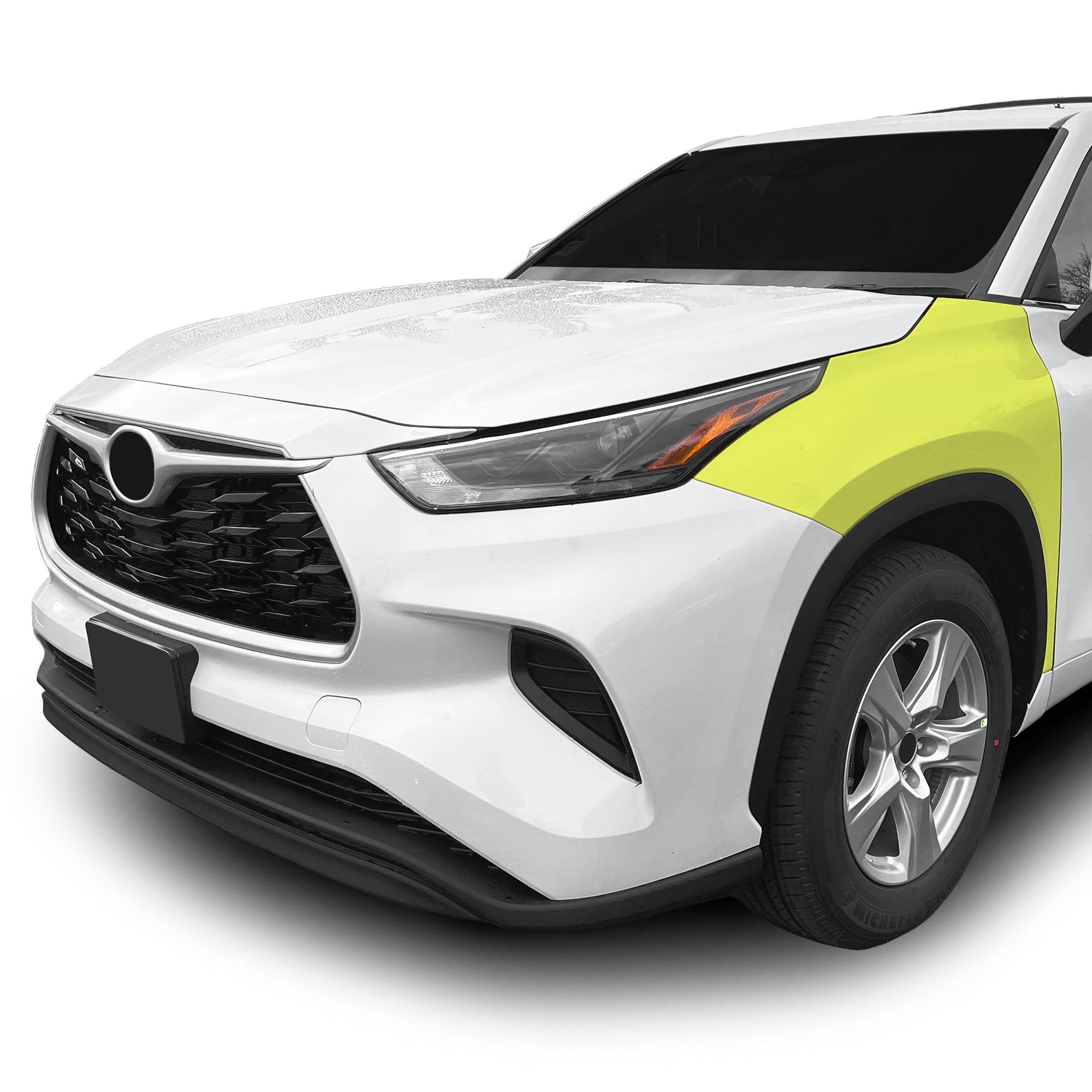 Fits Toyota Highlander 2020 - 2024 Precut Premium Paint Protection Film Clear Bra PPF Decal Film Kit Cover - Bogar Tech Designs