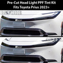 Full Headlight Taillight Precut Smoked PPF Tint Kit Film Overlay Fits Toyota Prius 2023+