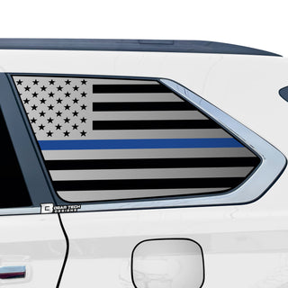 Buy thin-blue-line Quarter Window American Flag Vinyl Decal Stickers Fits Toyota Sequoia 2023 2024