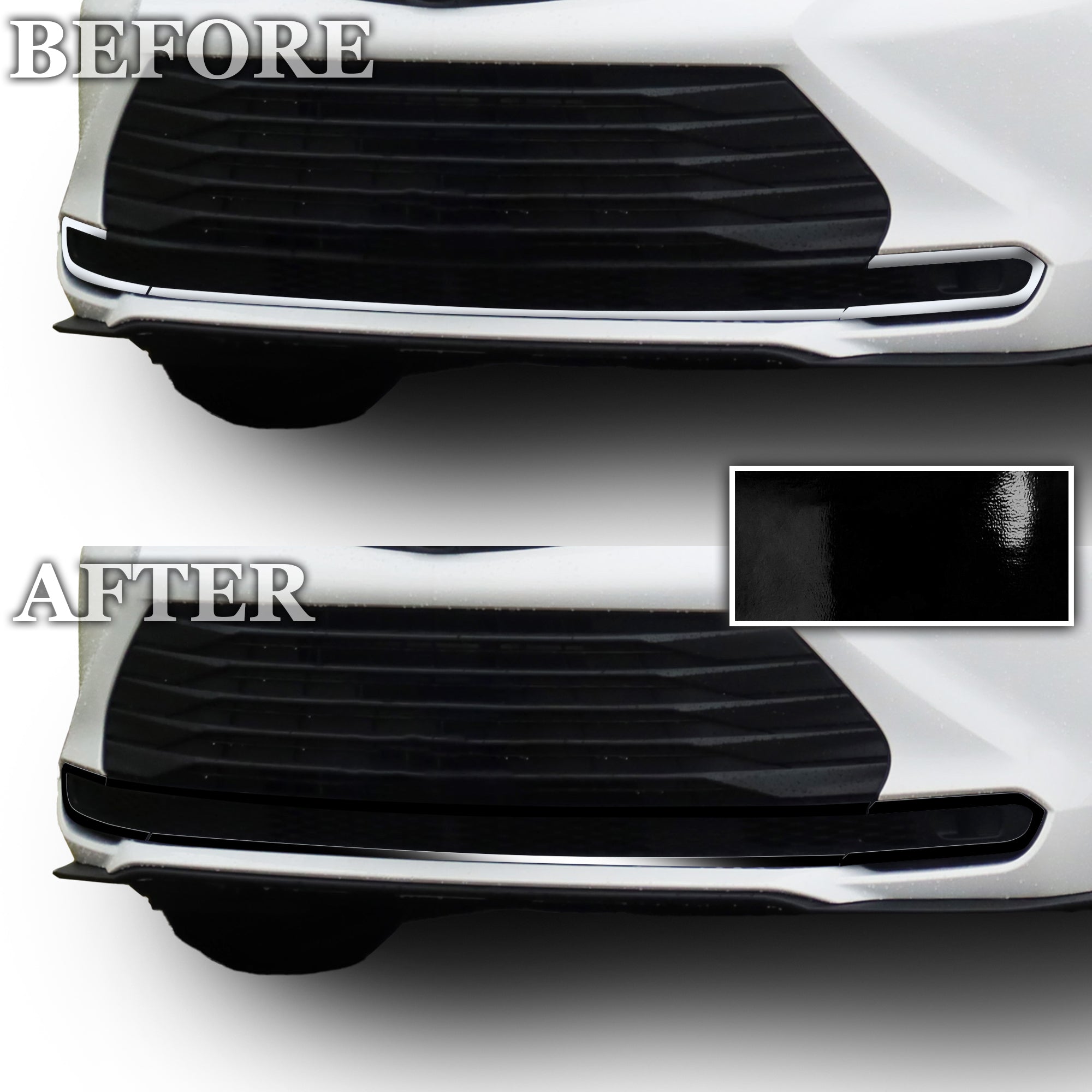 Window Vinyl Chrome Delete Trim Blackout Decal Stickers Overlay Film Fits Toyota Sienna 2021 - 2025 - Bogar Tech Designs