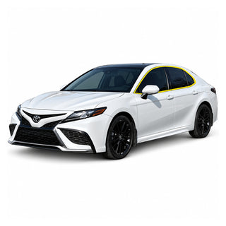 Toyota Camry 2018-2024 Blackout Chrome Delete Kit – Precut Gloss Black Vinyl Overlays