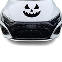 Jack O' Lantern Car Decal - Universal Pumpkin Face Vinyl (Halloween Edition)