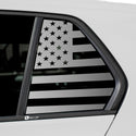 Quarter Window American Flag Vinyl Decal Stickers Fits Volkswagen Golf 2022-2024