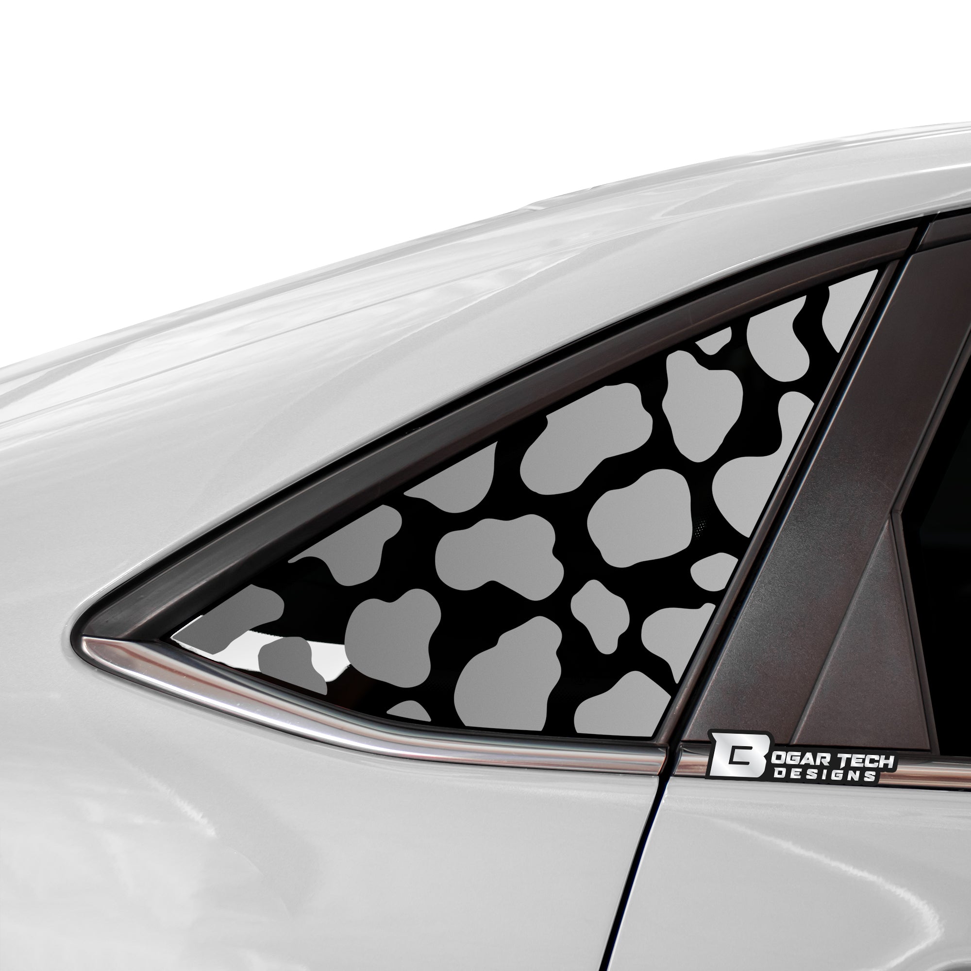Animal Leopard Cheetah Cow Window Vinyl Decal Stickers Fits Volkswagen Jetta 2019 - 2023 - Bogar Tech Designs