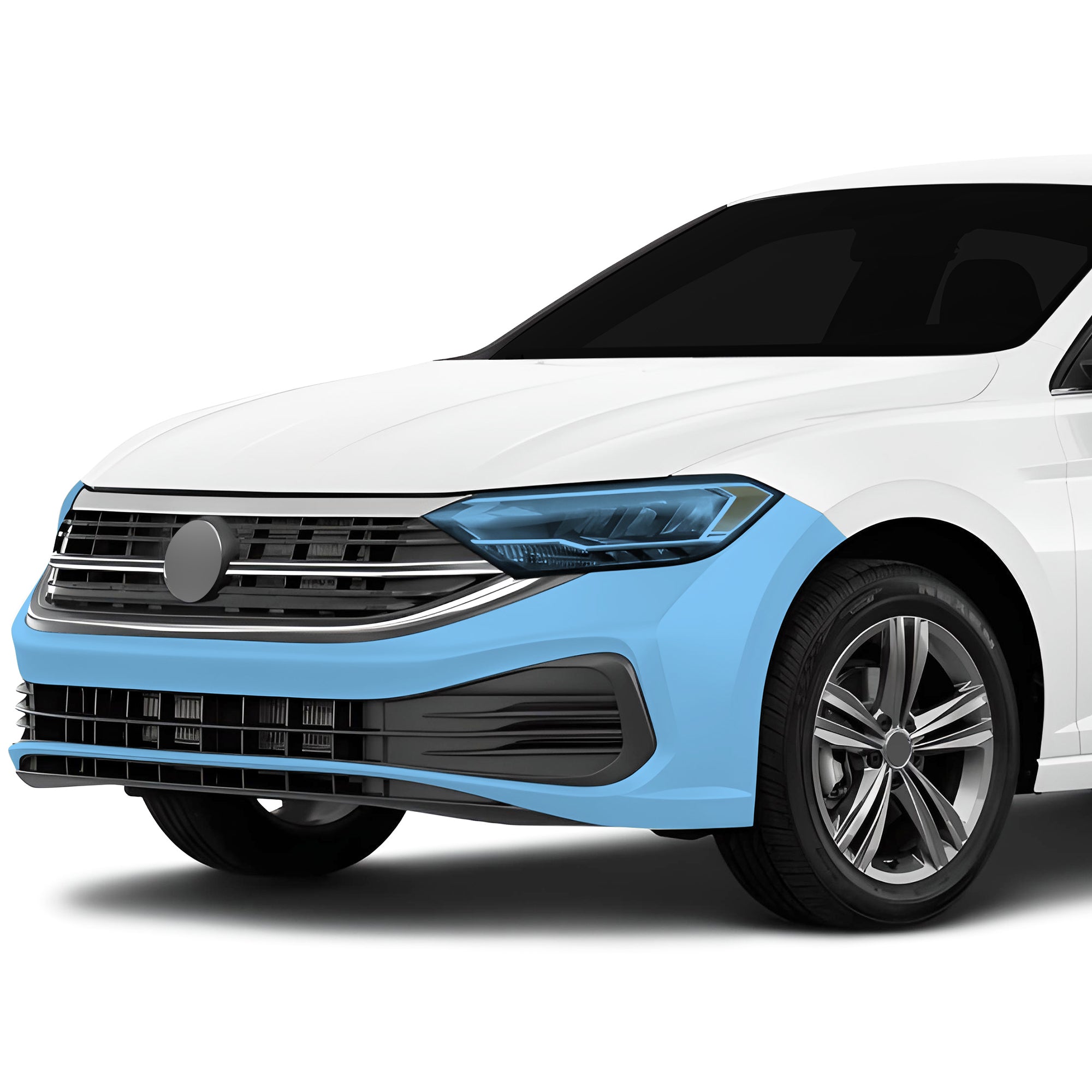 Precut Premium Paint Protection Film Clear Bra PPF Decal Film Kit Cover Fits Volkswagen Jetta 2022 - 2024 - Bogar Tech Designs