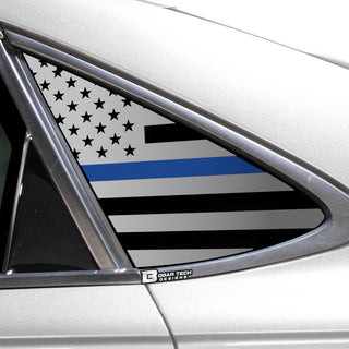 Buy thin-blue-line Quarter Window American Flag Vinyl Decal Stickers Fits Volkswagen Passat 2020-2022