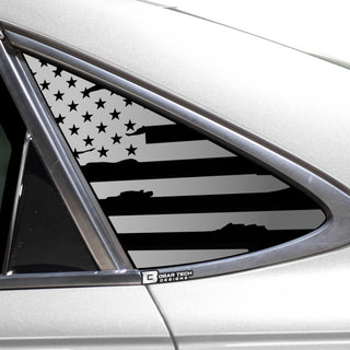 Quarter Window American Flag Vinyl Decal Stickers Fits Volkswagen Passat 2020-2022