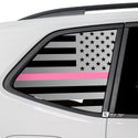 Quarter Window American Flag Vinyl Decal Stickers Fits Volkswagen Tiguan 2018-2023