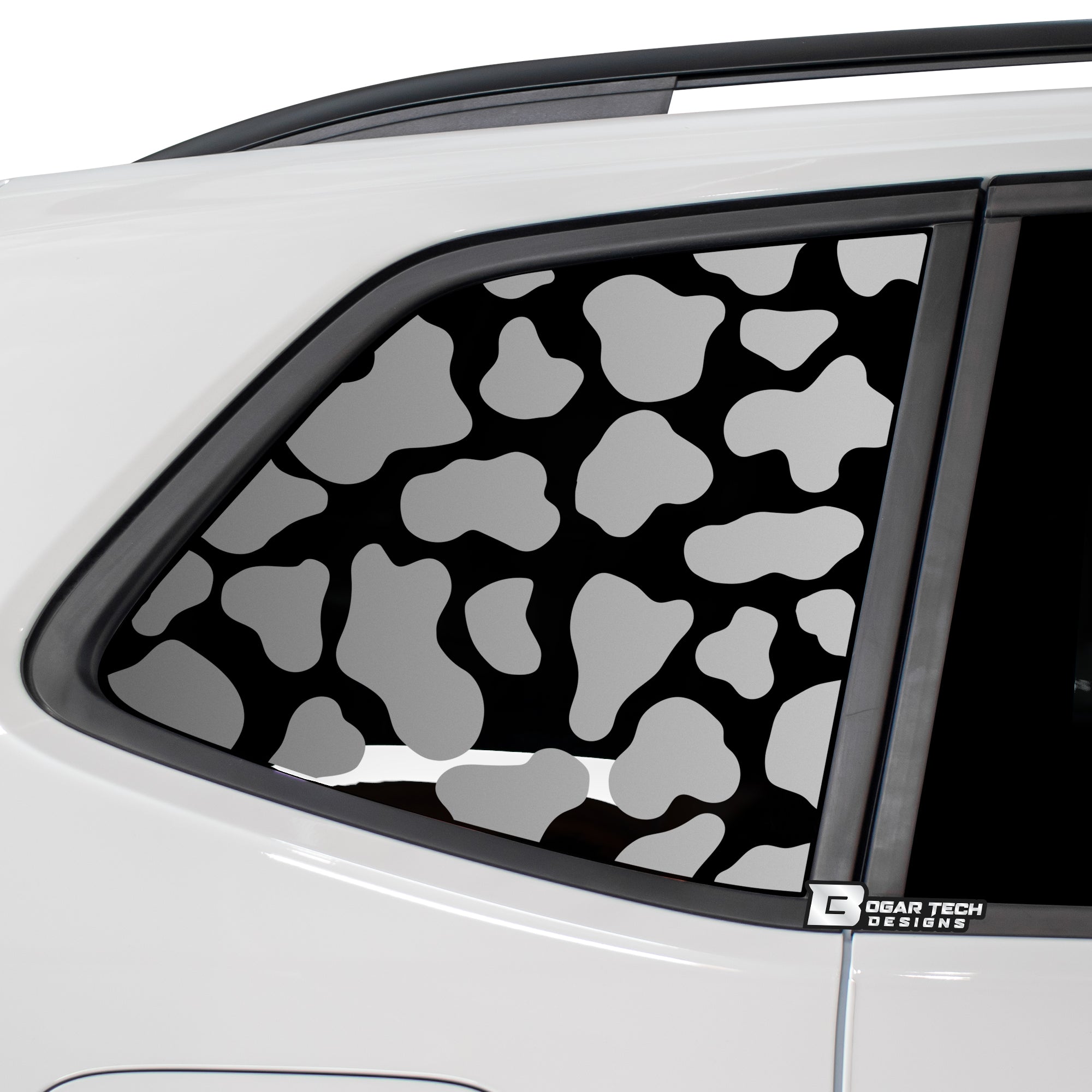 Animal Leopard Cheetah Cow Window Vinyl Decal Stickers Fits Volkswagen Tiguan 2018 - 2023 - Bogar Tech Designs