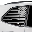 Quarter Window American Flag Vinyl Decal Stickers Fits Volkswagen Tiguan 2018-2023