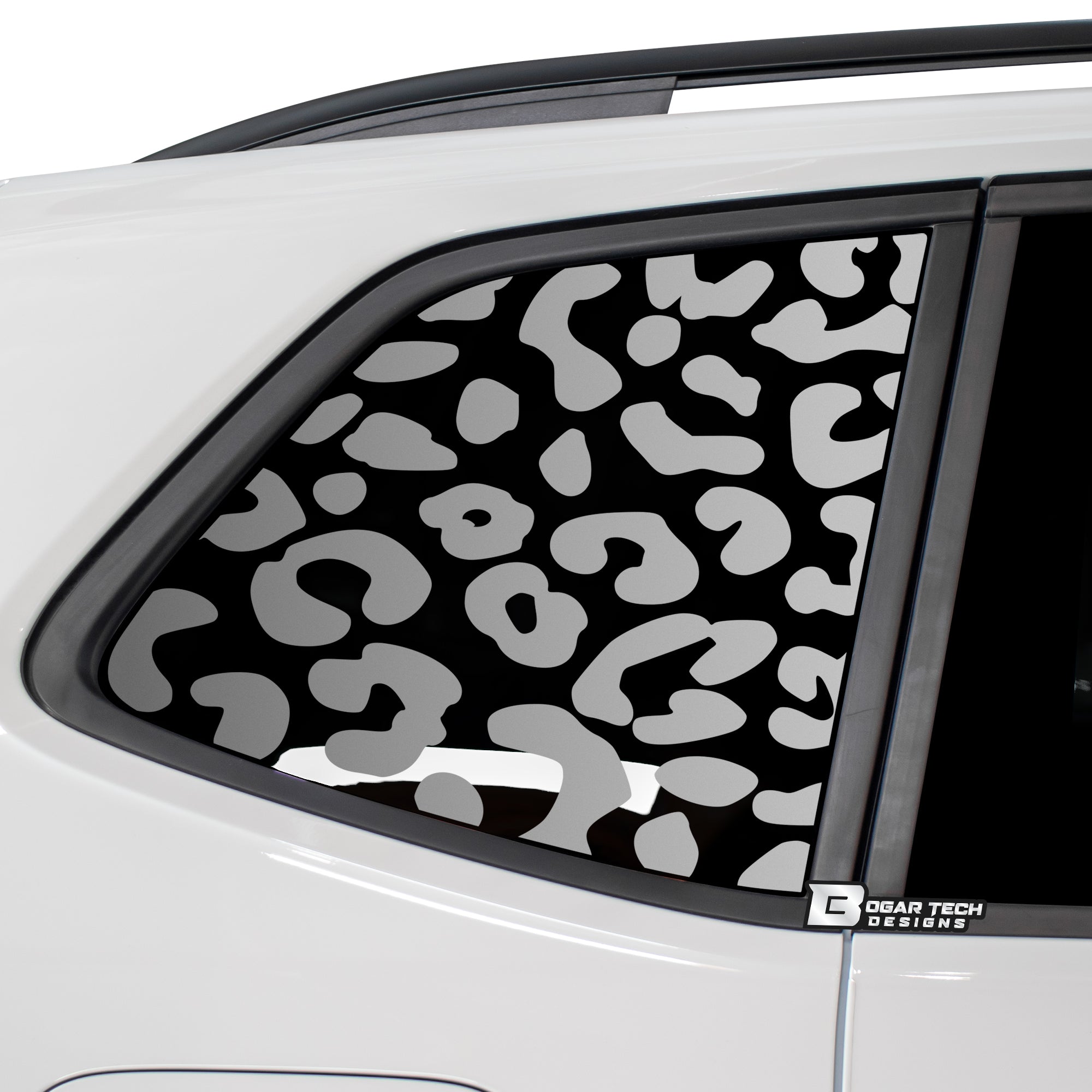 Animal Leopard Cheetah Cow Window Vinyl Decal Stickers Fits Volkswagen Tiguan 2018 - 2023 - Bogar Tech Designs