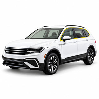 Volkswagen Tiguan 2018-2024 Blackout Chrome Delete Kit - Precut Gloss Black Vinyl Overlays