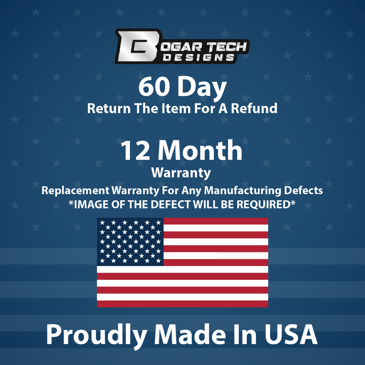 Quarter Window American Flag Vinyl Decal Stickers Fits Volvo XC40 2019 - 2023 - Bogar Tech Designs