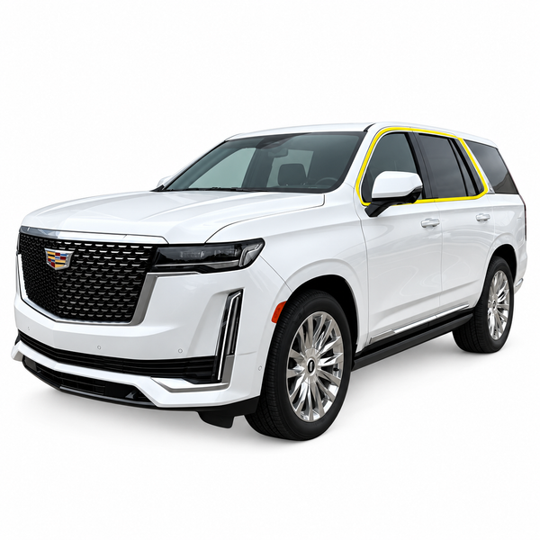 Cadillac Escalade 2021-2026 Blackout Chrome Delete Kit - Precut Gloss Black Vinyl Overlays