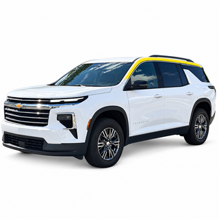 Chevy Traverse 2024-2026 Blackout Chrome Delete Kit – Precut Gloss Black Vinyl Overlays