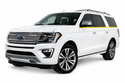 Ford Expedition 2018-2024 Window Trim Blackout Chrome Delete Kit – Precut Gloss Black Vinyl Overlays