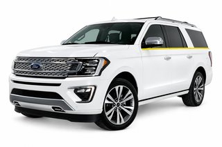 Ford Expedition 2018-2024 Window Trim Blackout Chrome Delete Kit – Precut Gloss Black Vinyl Overlays