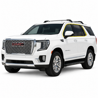 GMC Yukon 2021-2026 Blackout Chrome Delete Kit - Precut Gloss Black Vinyl Overlays
