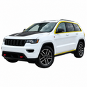 Jeep Grand Cherokee 2014-2021 Blackout Chrome Delete Kit – Precut Gloss Black Vinyl Overlays