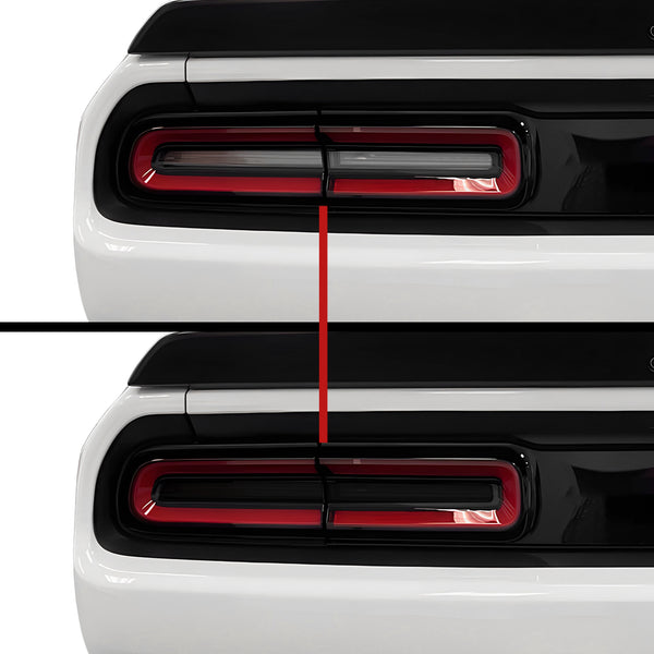 Tail Light Sidemarkers Reflector Precut Smoke Tint Film Kit Fits Dodge Challenger 2015 - 2024 - Bogar Tech Designs