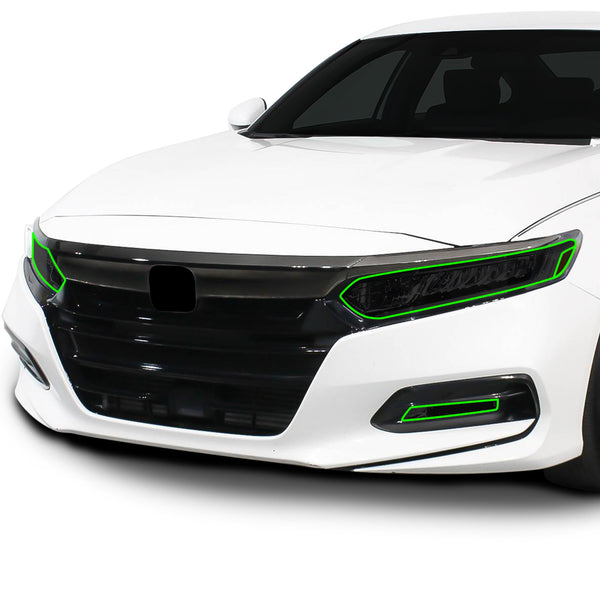 Precut Complete Head Light Tail Light Tint Film Kit Fits Honda Accord 2018 - 2022 - Bogar Tech Designs