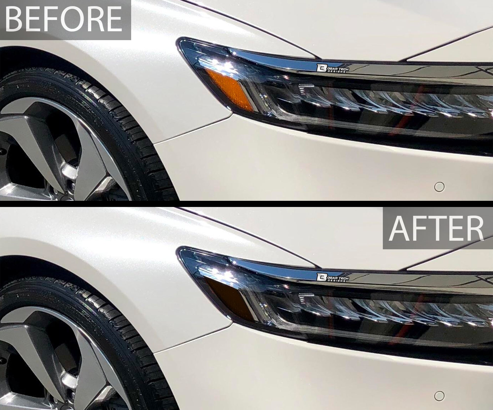 Precut Complete Head Light Tail Light Tint Film Kit Fits Honda Accord 2018 - 2022 - Bogar Tech Designs