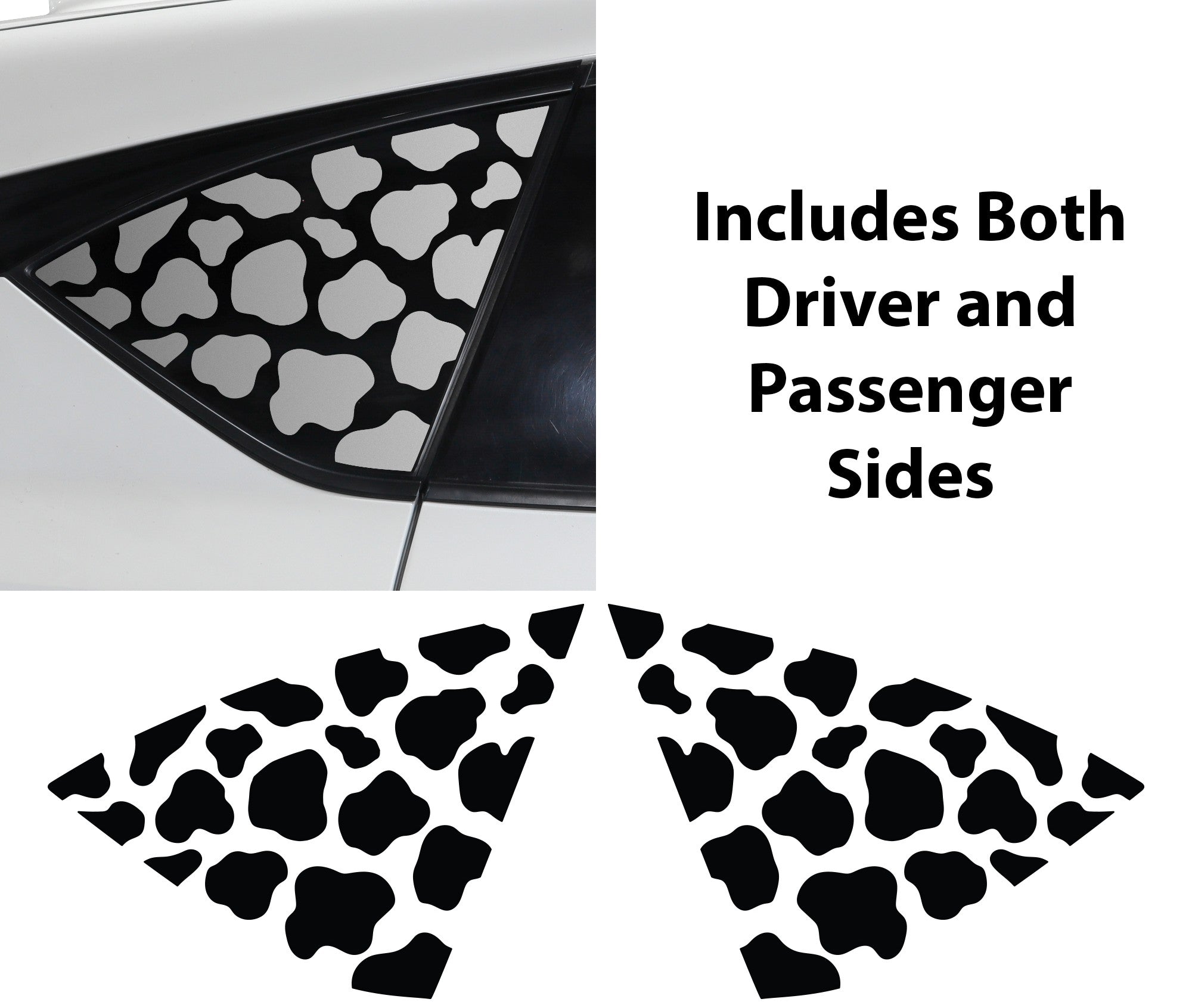 Animal Leopard Cheetah Cow Window Vinyl Decal Stickers Fits Acura RDX 2019-2026