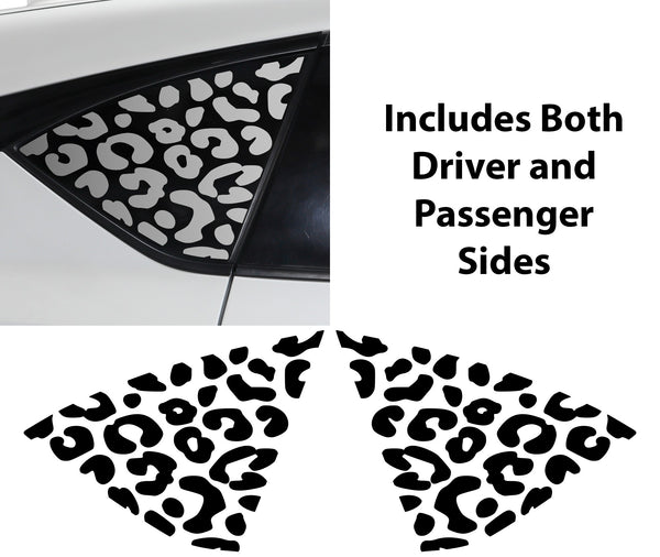 Animal Leopard Cheetah Cow Window Vinyl Decal Stickers Fits Acura RDX 2019-2026