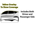 Vinyl Chrome Delete Grille Side Window Blackout Decal Stickers Overlay Film Fits Acura RDX 2019 - 2025 - Bogar Tech Designs