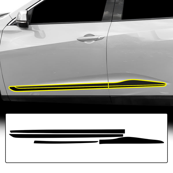 Vinyl Chrome Delete Grille Side Window Blackout Decal Stickers Overlay Film Fits Acura RDX 2019 - 2025 - Bogar Tech Designs