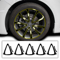 Vinyl Chrome Delete Side Window Front Bumper Rear Wheel Rim Trim Blackout Decal Stickers Overlay Film Fits Acura TLX 2015-2020