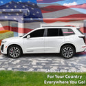 Quarter Window American Flag Vinyl Decal Stickers Fits Cadillac XT6 2020 - 2025 - Bogar Tech Designs