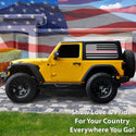 American Flag Window Vinyl Decal Stickers Fits Jeep Wrangler JL 2 Door 2018 - 2025Blue Red Pink Green Line - Bogar Tech Designs