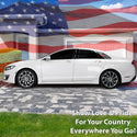 Quarter Window American Flag Vinyl Decal Stickers Fits Lincoln MKZ 2013 - 2020 - Bogar Tech Designs