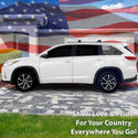 American Flag Quarter Window Vinyl Decal Stickers Fits Toyota Highlander 2014 - 2019 - Bogar Tech Designs