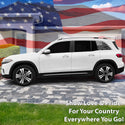Fits Mercedes-Benz EQB 2022+ Quarter Window American Flag Vinyl Decal Stickers