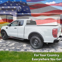 American Flag Rear Window Windshield Vinyl Decal Stickers Fits Ford Ranger 2019 - 2025 - Bogar Tech Designs
