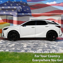 Quarter Window American Flag Vinyl Decal Stickers Fits Lexus RX 2023 - 2025 - Bogar Tech Designs