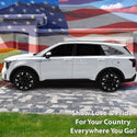 American Flag Rear Quarter Window Vinyl Decal Stickers Fits Kia Sorento 2021 - 2025 - Bogar Tech Designs